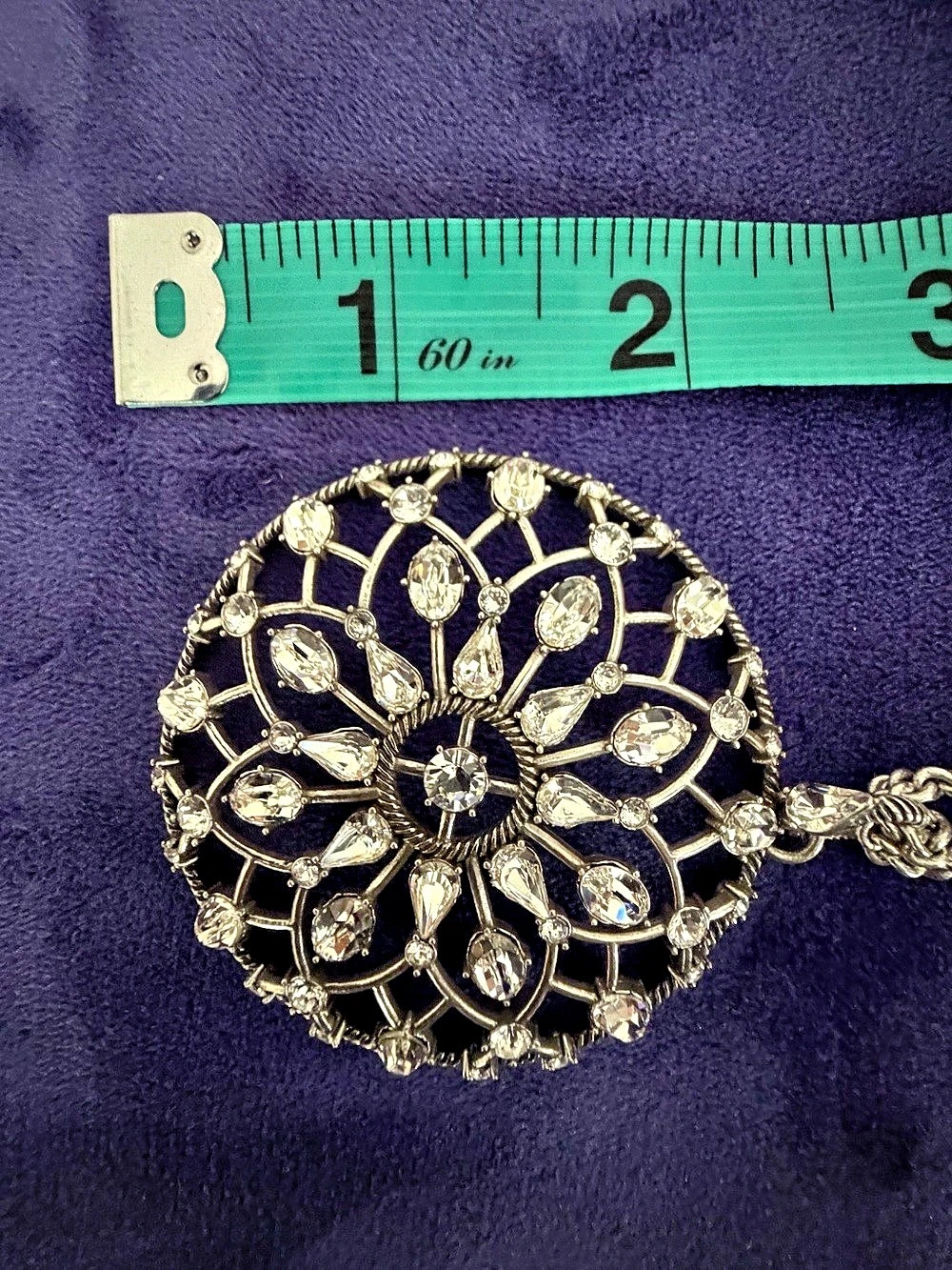 Brighton One Love Circle Silver Convertible Necklace NWT - Picture 3 of 6